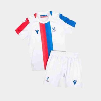 Equipacion Crystal Palace Conjunto Niño Segunda 2025 2026 Blanco