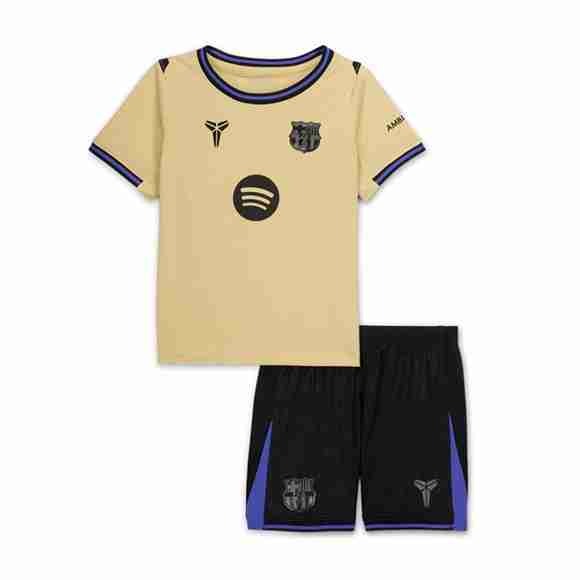 Equipacion FC Barcelona Conjunto Niños Segunda 2025 2026