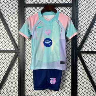 Equipacion FC Barcelona Especial Conjunto Niño 2025 2026 Verde
