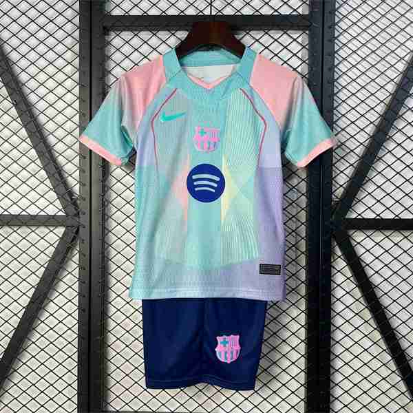 Equipacion FC Barcelona Especial Conjunto Niño 2025 2026 Verde