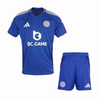 Equipacion Leicester City Conjunto Niños Primera 2024 2025