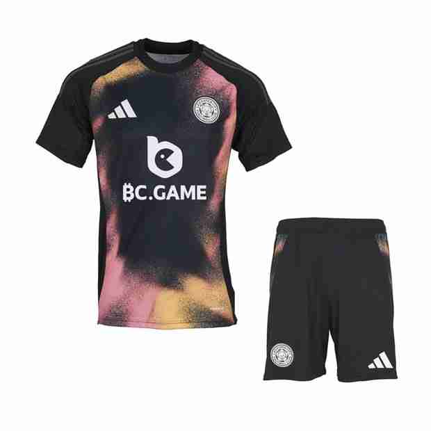 Equipacion Leicester City Conjunto Niños Segunda 2024 2025
