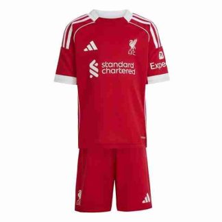 Equipacion Liverpool Conjunto Niños Primera 2025 2026