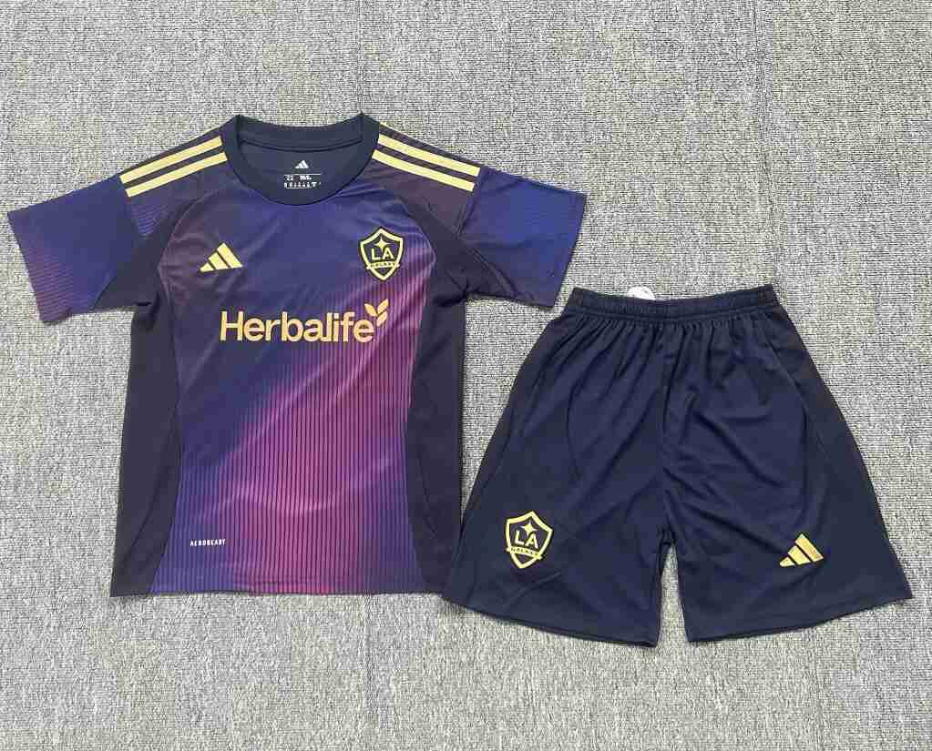Equipacion Los Angeles Galaxy Conjunto Niños Segunda 2025 2026