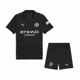 Equipacion Manchester City Conjunto Niño Segunda 2025 2026