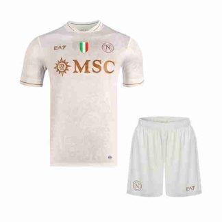 Equipacion Napoli Conjunto Niños Segunda 2025 2026