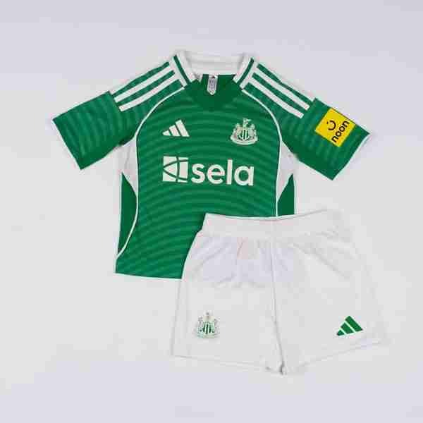 Equipacion Newcastle United Conjunto Niños Segunda 2025 2026