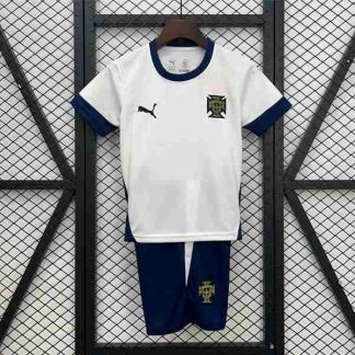 Equipacion Portugal Entrenamiento Conjunto Niño 2025 2026 Blanco