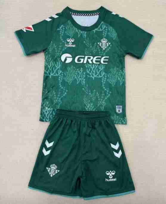 Equipacion Real Betis Conjunto Niños Especial 2025 2026 Verde