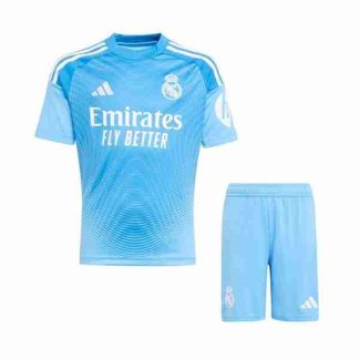Equipacion Real Madrid Conjunto Niños Portero 2025 2026 Azul