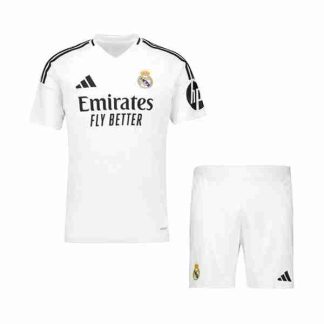 Equipacion Real Madrid Conjunto Niños Primera 2024 2025
