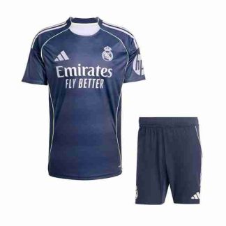 Equipacion Real Madrid Conjunto Niños Segunda 2025 2026
