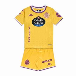 Equipacion Real Valladolid Conjunto Niños Tercera 2025 2026