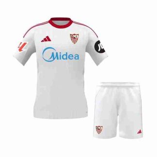 Equipacion Sevilla Conjunto Niños Primera 2025 2026