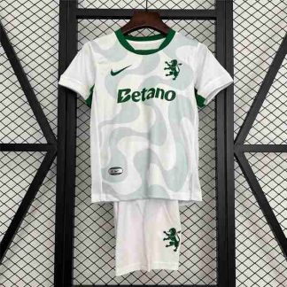 Equipacion Sporting De Lisboa Conjunto Niños Segunda 2025 2026