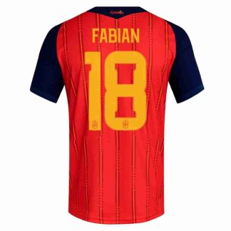 FABIAN NO.18 Equipacion España Primera 2026-Versión Jugador