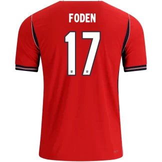 FODEN NO.17 Equipacion Inglaterra Segunda 2026-Versión Jugador