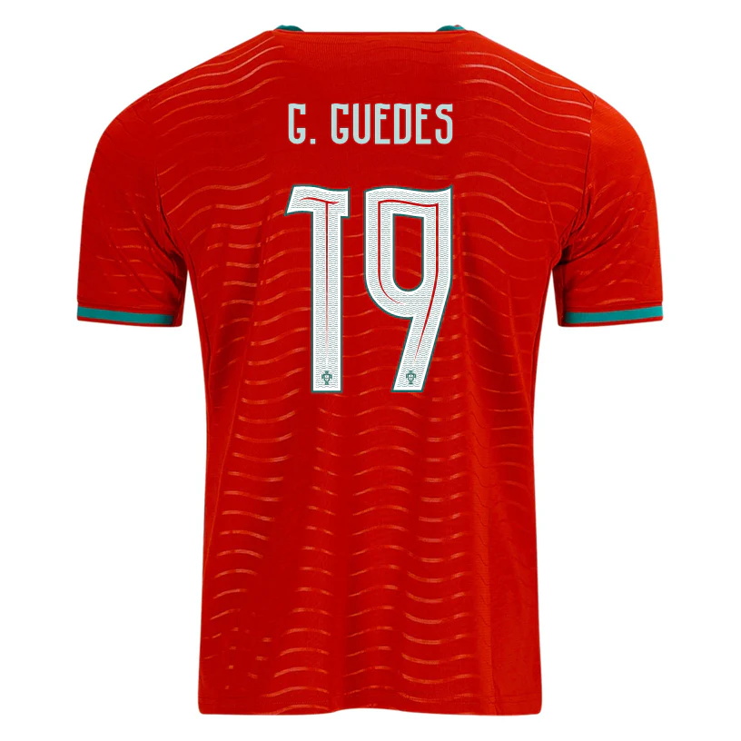 G. GUEDES NO.19 Equipacion Portugal Primera 2026-Versión Jugador
