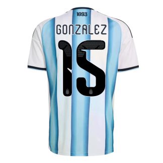GONZALEZ NO.15 Equipacion Argentina Primera 2026-Versión Jugador