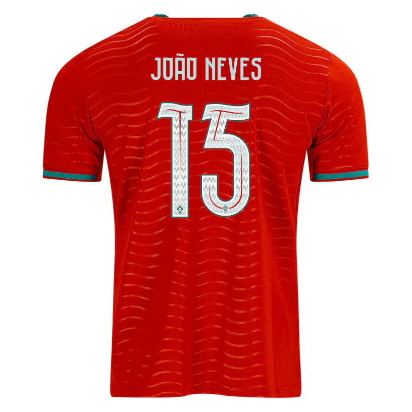 JOÃO NEVES NO.15 Equipacion Portugal Primera 2026-Versión Jugador