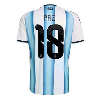 PAZ NO.18 Equipacion Argentina Primera 2026-Versión Jugador