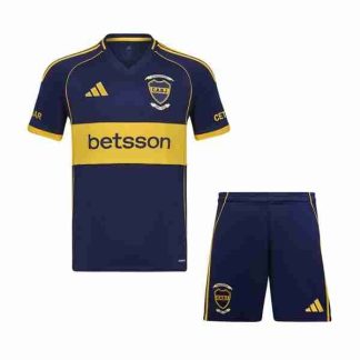 Equipacion Boca Juniors Conjunto Niños Primera 2025 2026