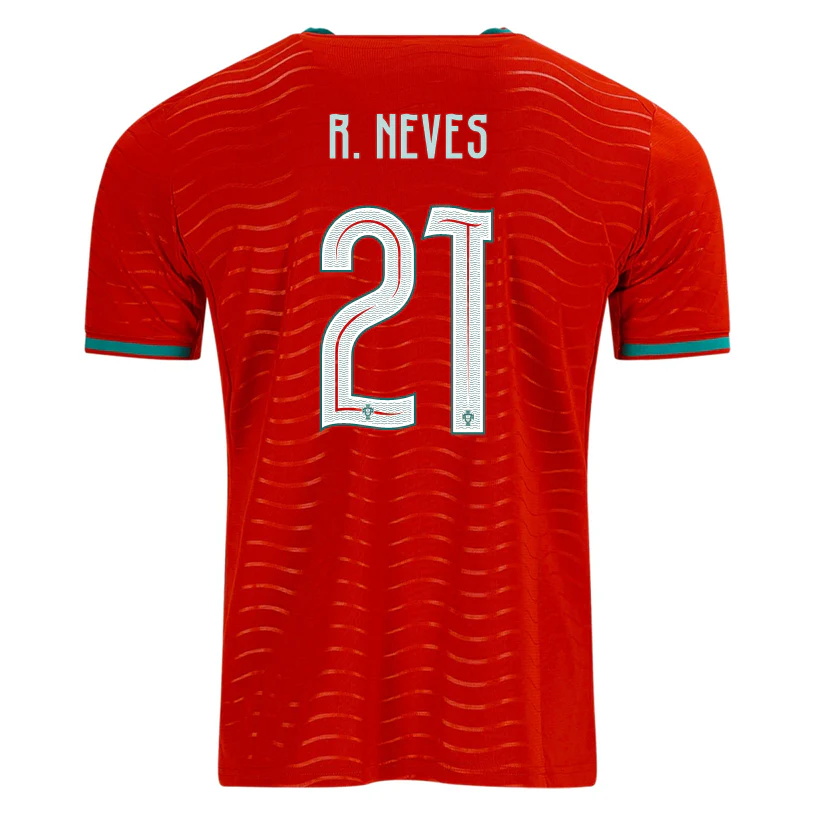 R. NEVES NO.21 Equipacion Portugal Primera 2026-Versión Jugador