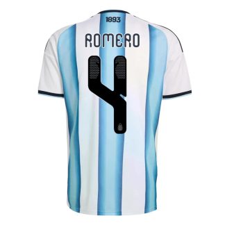 ROMERO NO.4 Equipacion Argentina Primera 2026-Versión Jugador