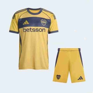 Equipacion Boca Juniors Conjunto Niños Segunda 2025 2026