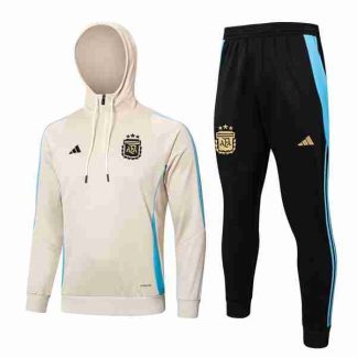 Sudadera Con Capucha Argentina 2024 2025 Amarillo