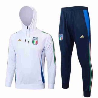 Sudadera Con Capucha Italia 2024 2025 Blanco