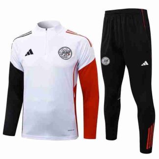 Sudadera Entrenamiento Ajax De Ámsterdam 2025 2026 Blanco