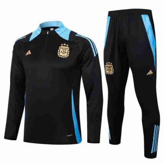 Sudadera Entrenamiento Argentina 2024 2025 Negro Azul