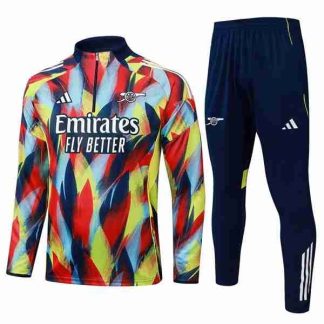 Sudadera Entrenamiento Arsenal 2025 2026 Azul Rojo