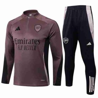 Sudadera Entrenamiento Arsenal 2025 2026 Purpura Gris