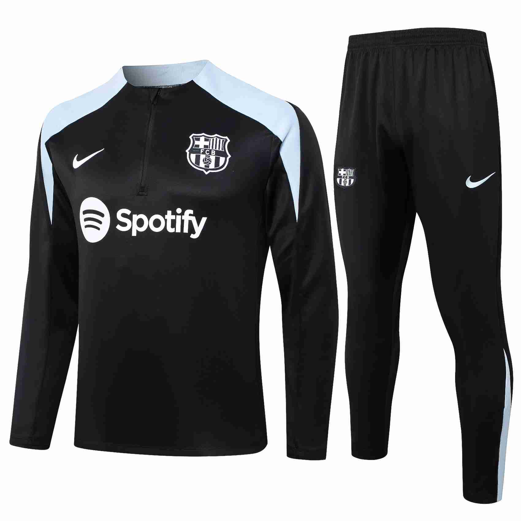 Sudadera Entrenamiento FC Barcelona 2024 2025 Negro Gris