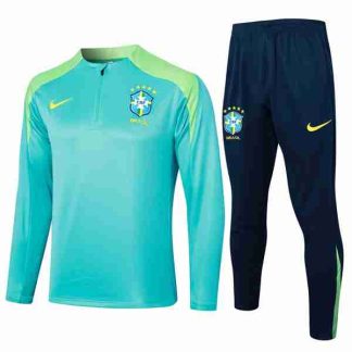 Sudadera Entrenamiento Brasil 2024 2025 Verde