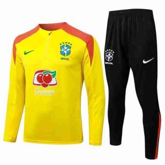 Sudadera Entrenamiento Brasil 2026 2027 Amarillo