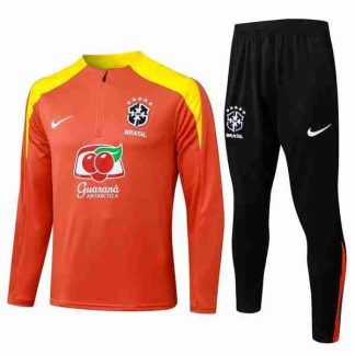 Sudadera Entrenamiento Brasil 2026 2027 Naranja