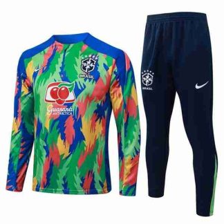 Sudadera Entrenamiento Brasil 2026 2027 Verde