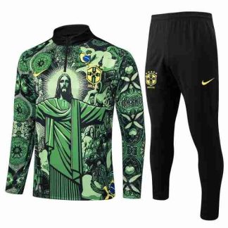 Sudadera Entrenamiento Brasil 2025 2026 Verde