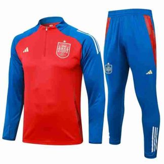 Sudadera Entrenamiento España 2024 2025 Rojo Azul