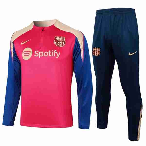 Sudadera Entrenamiento FC Barcelona 2024 2025 Rojo Azul