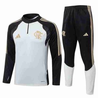 Sudadera Entrenamiento Flamengo 2026 2027 Gris Negro