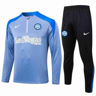 Sudadera Entrenamiento Inter Milan 2024 2025 Gris Azul