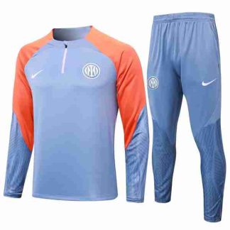 Sudadera Entrenamiento Inter Milan 2024 2025 Gris Naranja