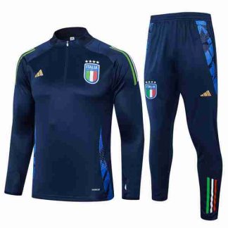 Sudadera Entrenamiento Italia 2024 25 Azul