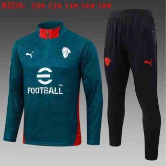 Sudadera Entrenamiento Niños AC Milan 2026 2027 Verde