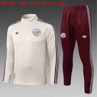 Sudadera Entrenamiento Niños Ajax De Ámsterdam 2026 2027 Amarillo