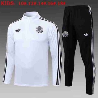 Sudadera Entrenamiento Niños Alemania 2025 2026 Blanco